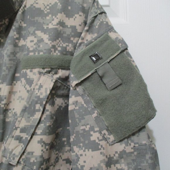 Military Camoflauge Jacket sz M Green Beige Ripstop Hunting Paintball - Picture 4 of 10